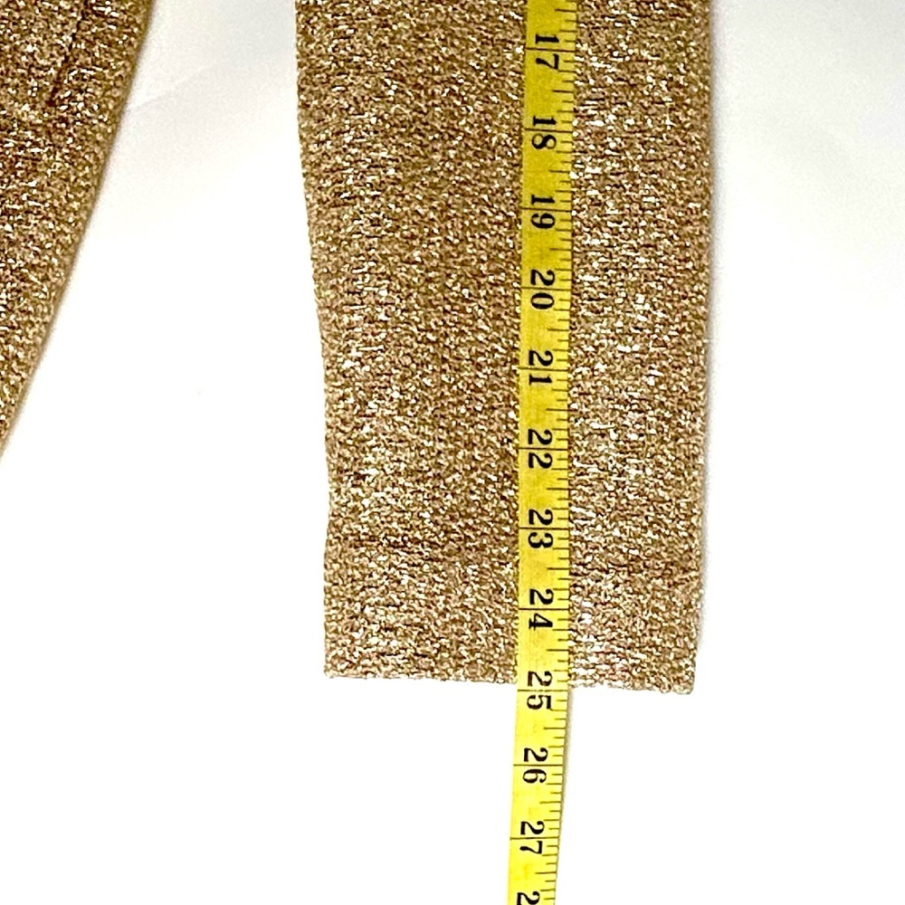 St. John gold knit blazer - Picture 9 of 13